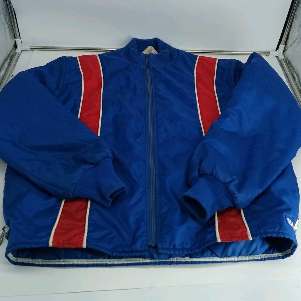 Lg Vintage 70s Suzuki Jacket Lined Patches Zip Official Product AS IS Large